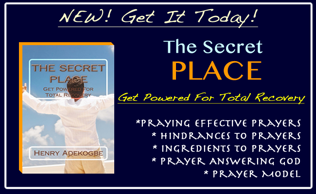 THE SECRET PLACE, Get Powered For Total Recovery